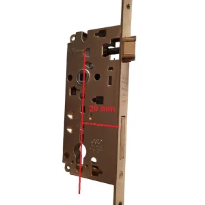 Beste Prijs Serratura foro Yale ottonata 852 B80852XXXX AGB entrata 20mm 14601-20